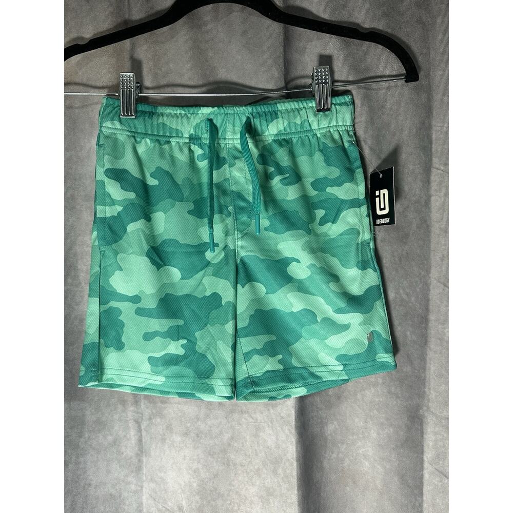 ID IDEOLOGY Boys Camo-Print Shorts Blue Size 5